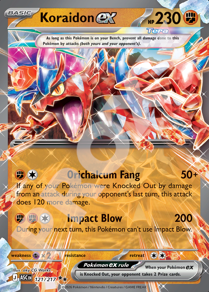 Koraidon ex 121 – Ascended Heroes | The Proxy Lab