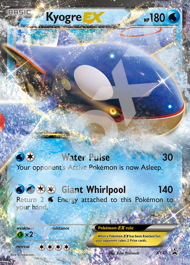 Kyogre EX XY41 – Promos | The Proxy Lab