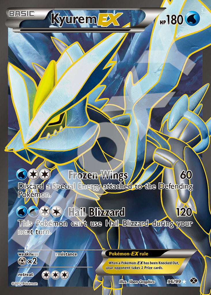 Kyurem EX 96 – Next Destinies | The Proxy Lab