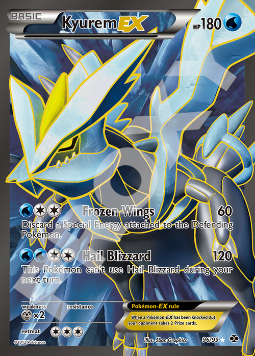Kyurem EX 96 – Next Destinies | The Proxy Lab