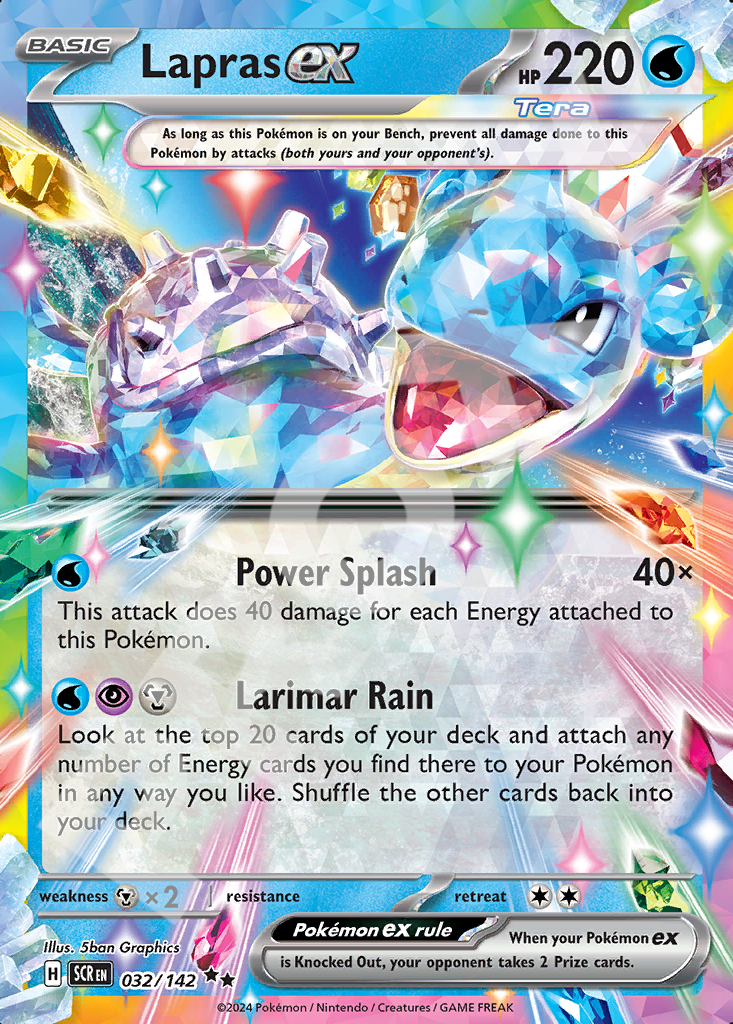 Lapras EX 032 – Stellar Crown | The Proxy Lab