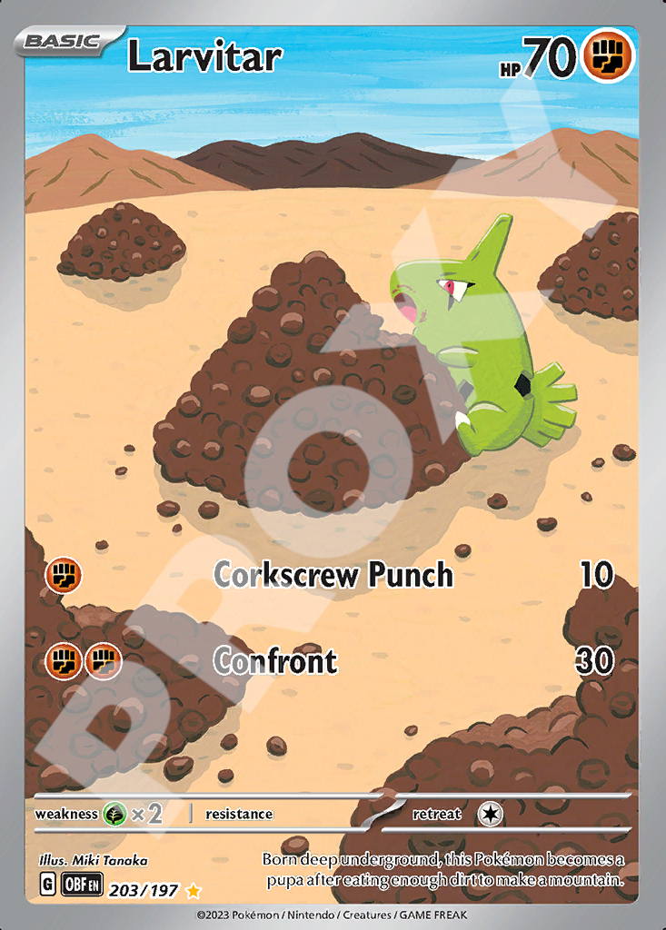 Larvitar 203 – Obsidian Flames | The Proxy Lab