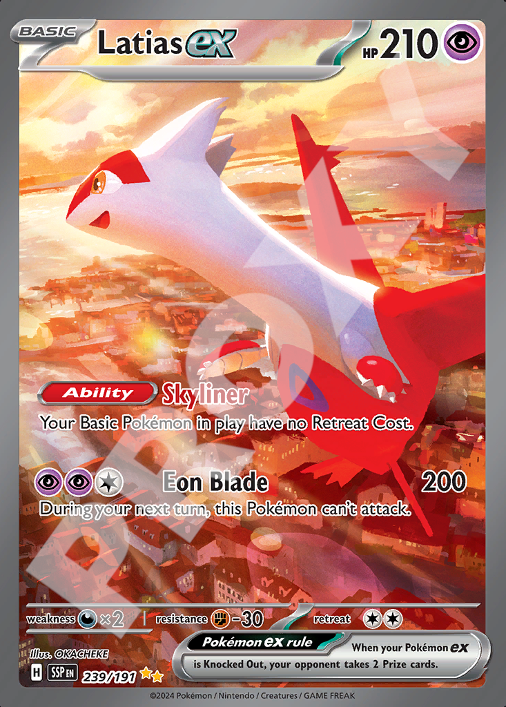 Latias EX 239 – Surging Sparks | The Proxy Lab
