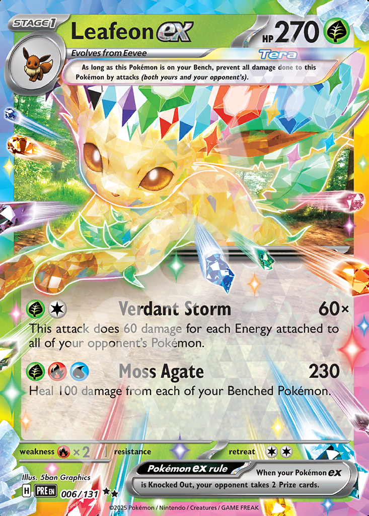 Leafeon EX 006 – Prismatic Evolutions | The Proxy Lab