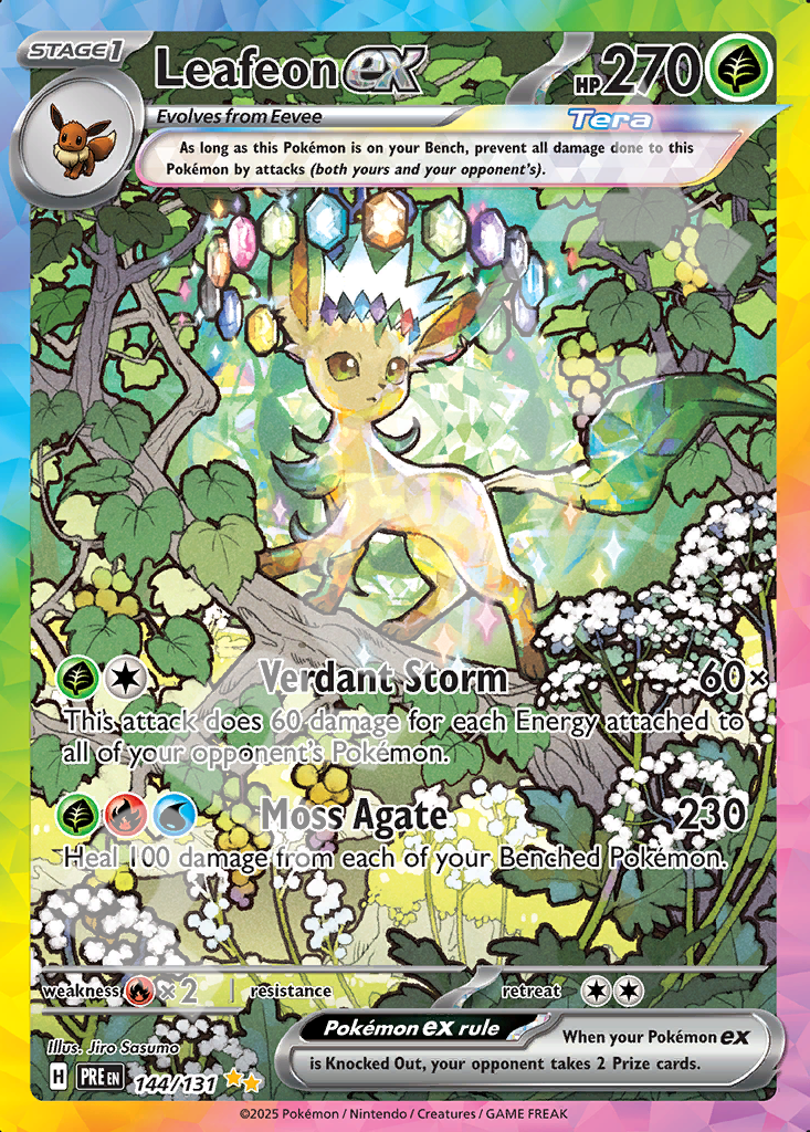 Leafon EX 144 – Prismatic Evolutions | The Proxy Lab