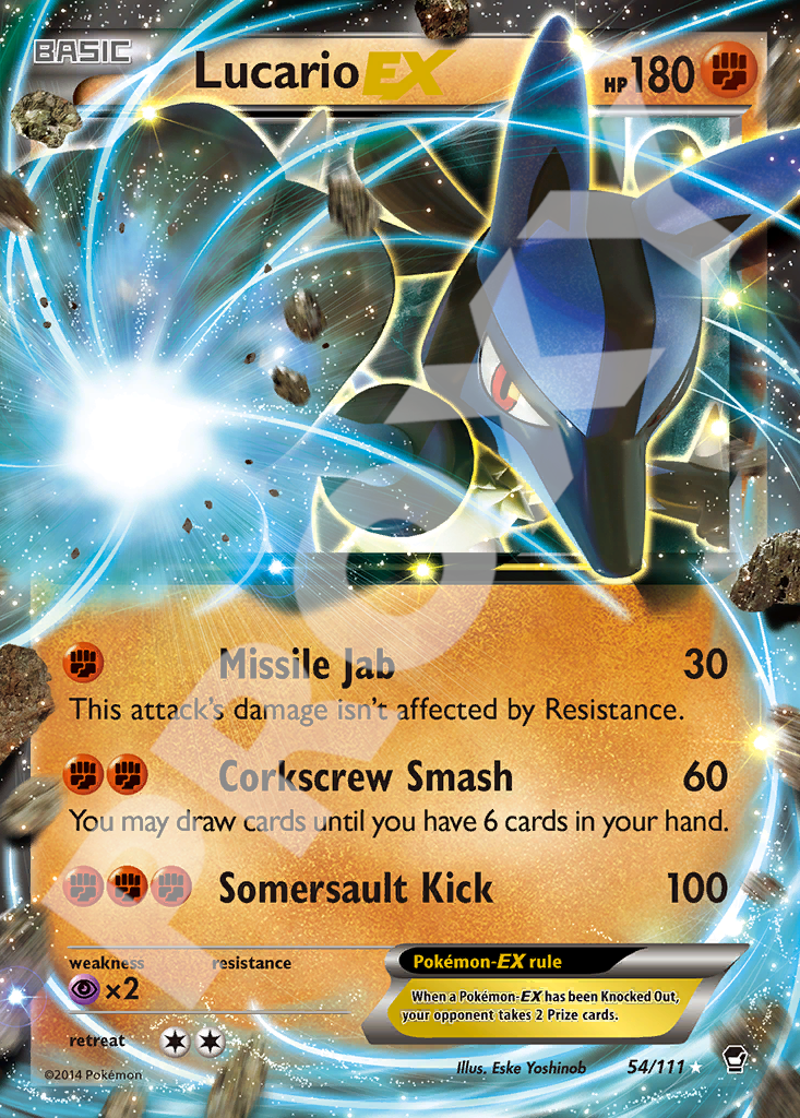 Lucario EX 54 – Furious Fists | The Proxy Lab