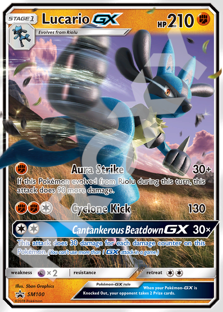 Lucario GX SM100 – Promos | The Proxy Lab
