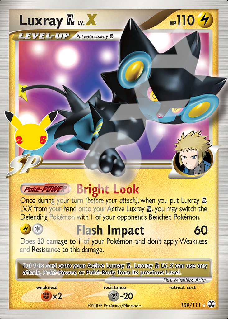 Luxray Lv X 109 – Celebrations | The Proxy Lab