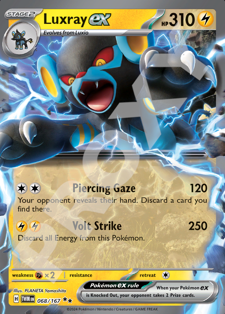 Luxray ex 068 – Twilight Masquerade | The Proxy Lab