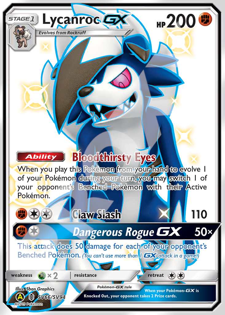 Lycanroc GX 5V94 – Hidden Fates | The Proxy Lab