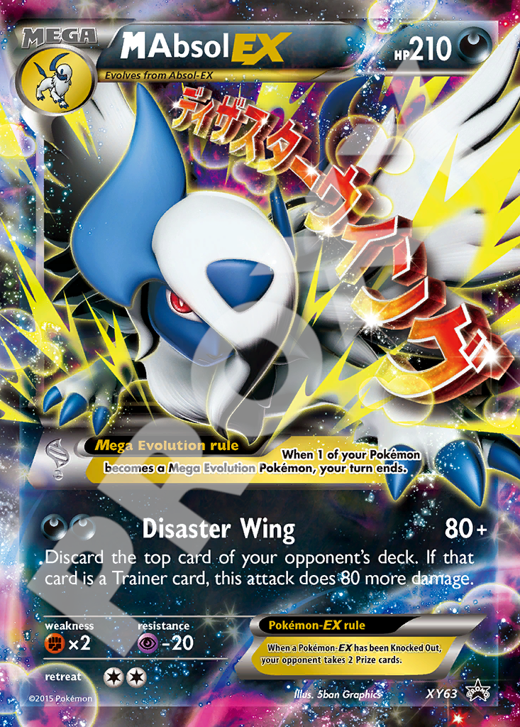 M Absol EX XY63 – Promos | The Proxy Lab