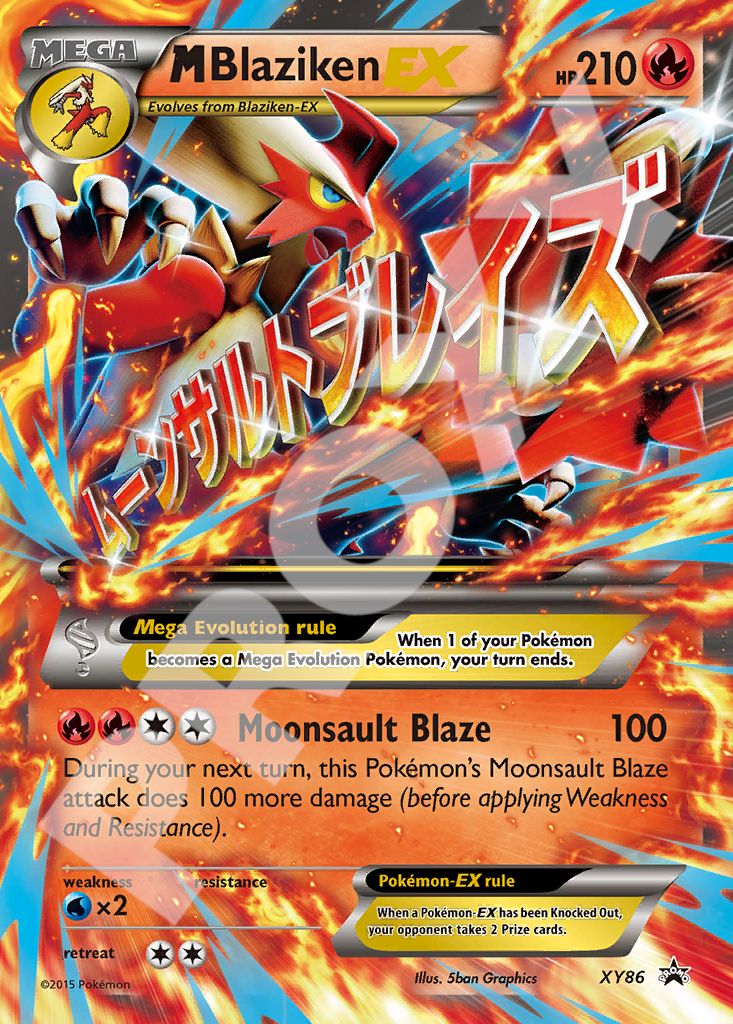 M Blaziken EX XY86 – Promos | The Proxy Lab