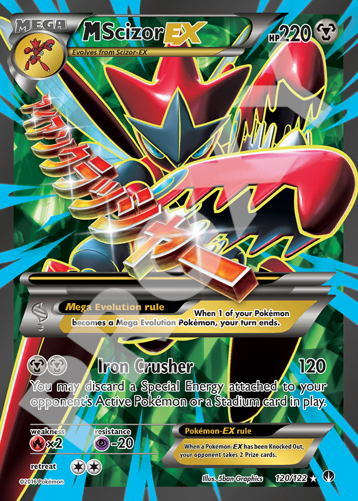 M Scizor EX 120 – Break Point | The Proxy Lab