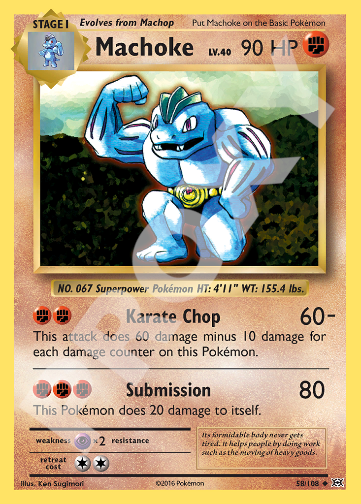 Machoke 58 – Evolutions | The Proxy Lab