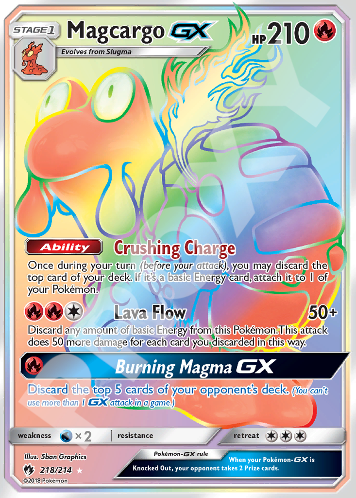 Magcargo GX 218 – Lost Thunder | The Proxy Lab