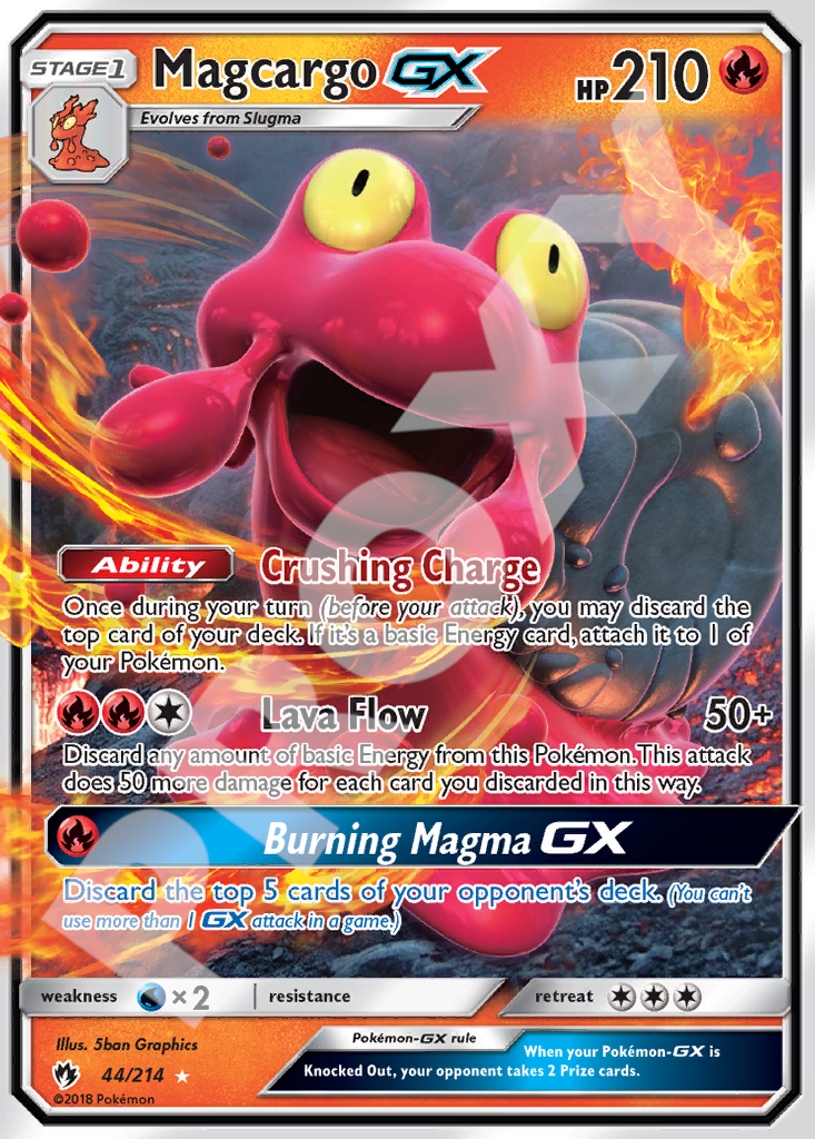 Magcargo GX 44 – Lost Thunder | The Proxy Lab