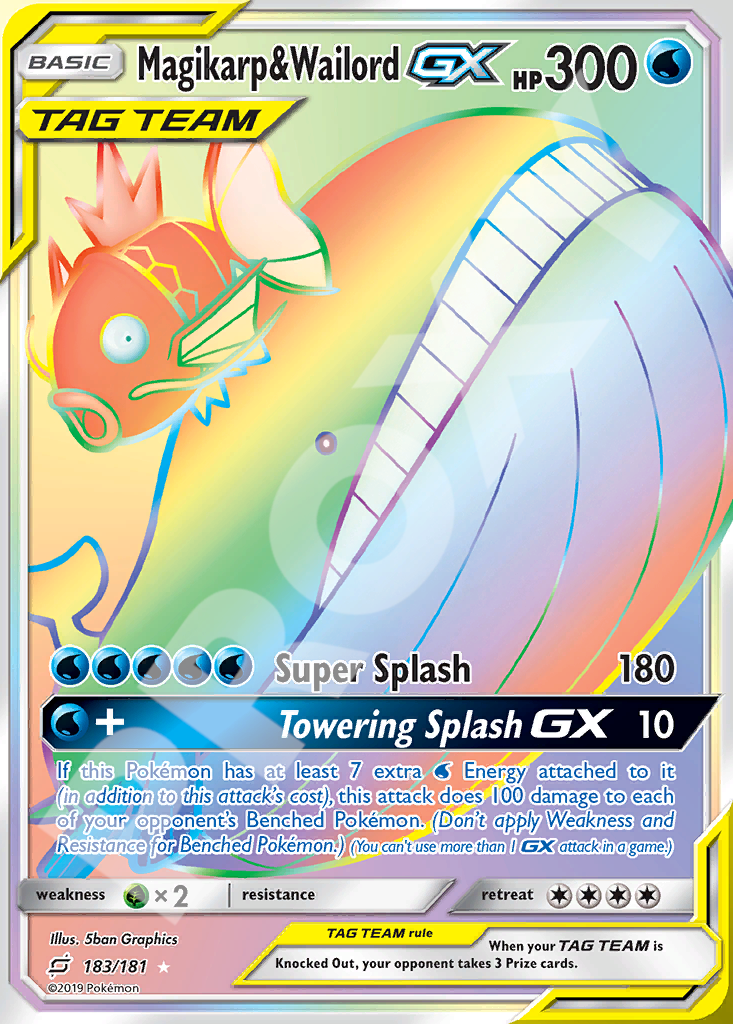 Magikarp&Wailord GX 183 – Team Up | The Proxy Lab