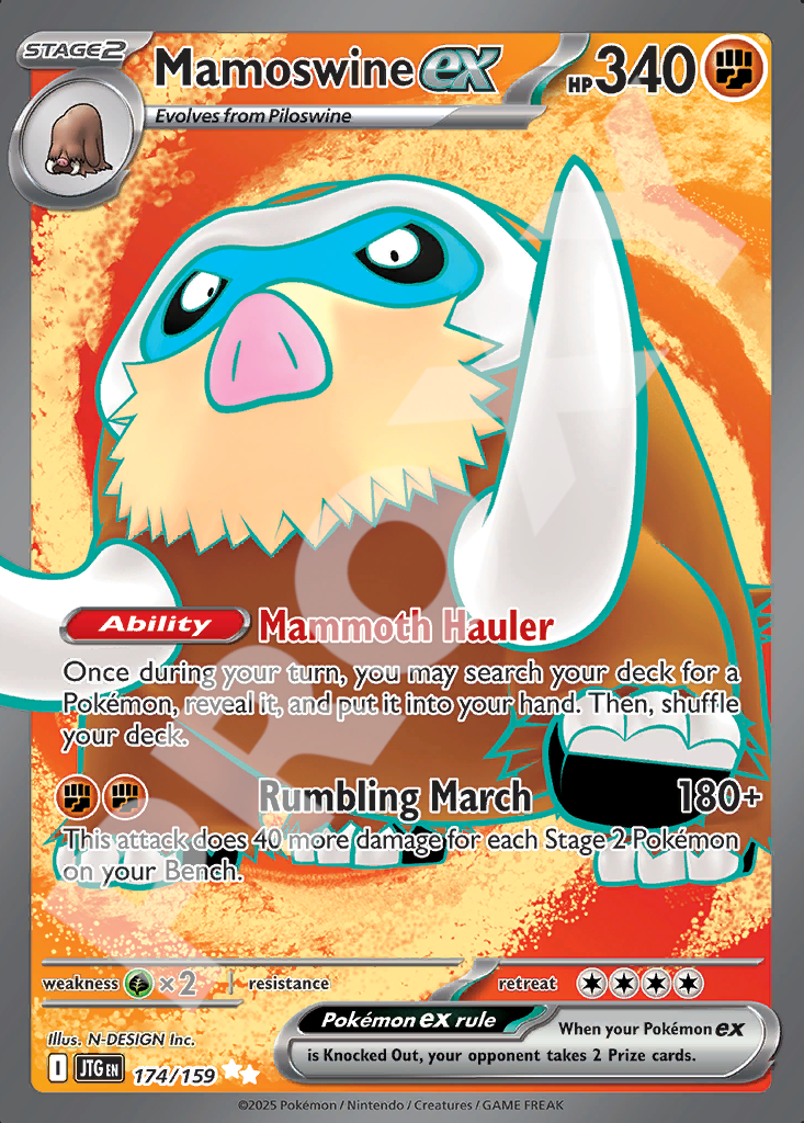Mamoswine EX 174 – Journey Together | The Proxy Lab