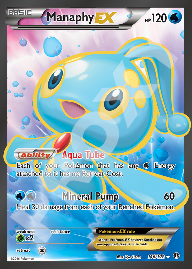 Manaphy EX 116 – Break Point | The Proxy Lab