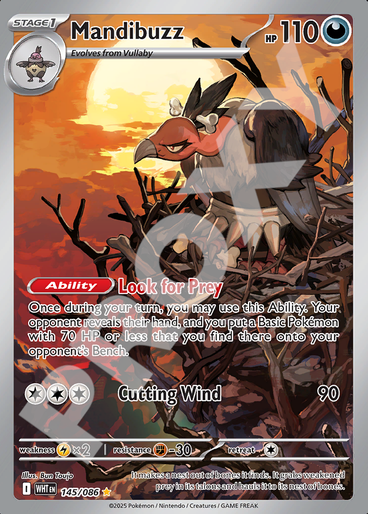 Mandibuzz 145 –  White Flare | The Proxy Lab