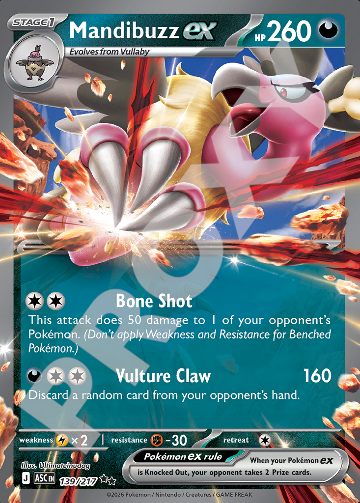 Mandibuzz ex 139 – Ascended Heroes | The Proxy Lab