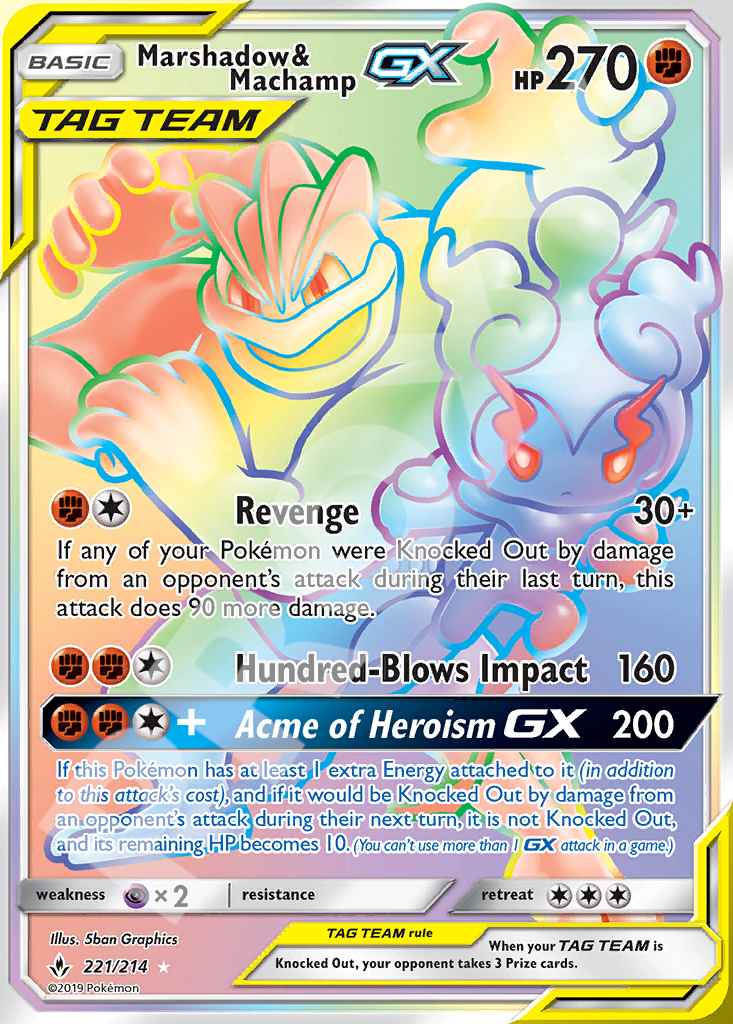 Marshshadow & Machamp GX 221 – Unbroken Bonds | The Proxy Lab