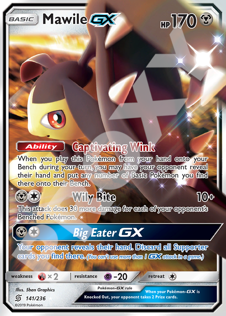 Mawile GX 141 – Hidden Fates | The Proxy Lab