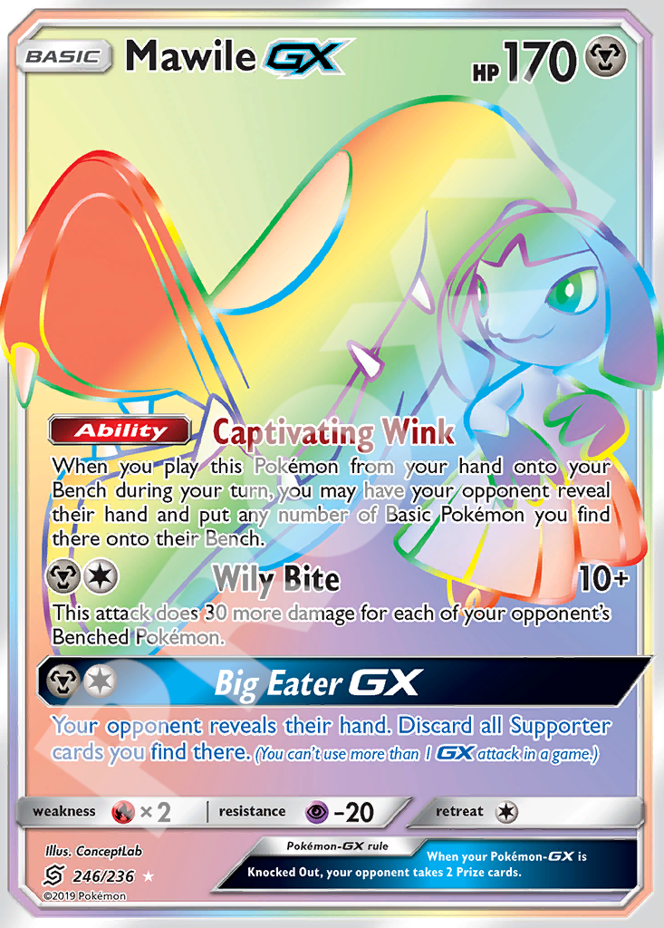 Mawile GX 246 – Hidden Fates | The Proxy Lab
