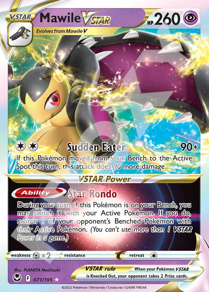 Mawile VSTAR 071 – Silver Tempest | The Proxy Lab
