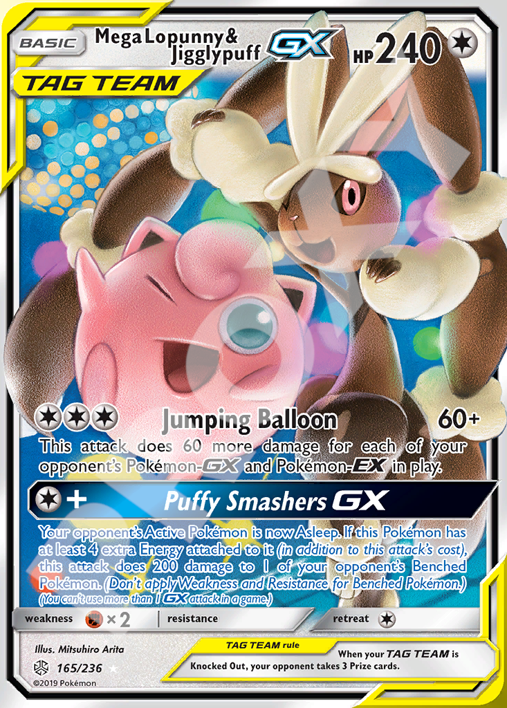 MegaLopunny&Jigglypuff GX 165 – Hidden Fates | The Proxy Lab