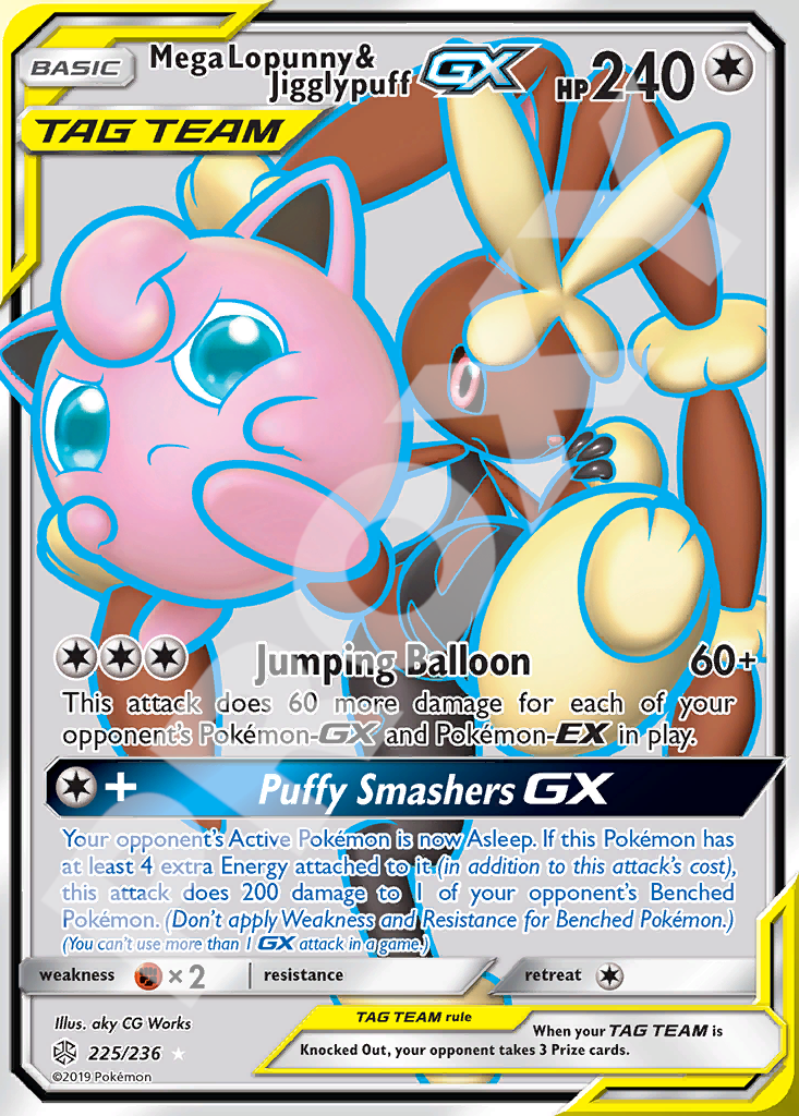 MegaLopunny&Jigglypuff GX 225 – Hidden Fates | The Proxy Lab