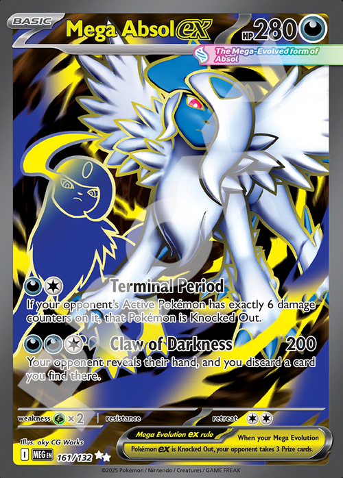 Mega Absol EX 161 – Mega Evolution | The Proxy Lab