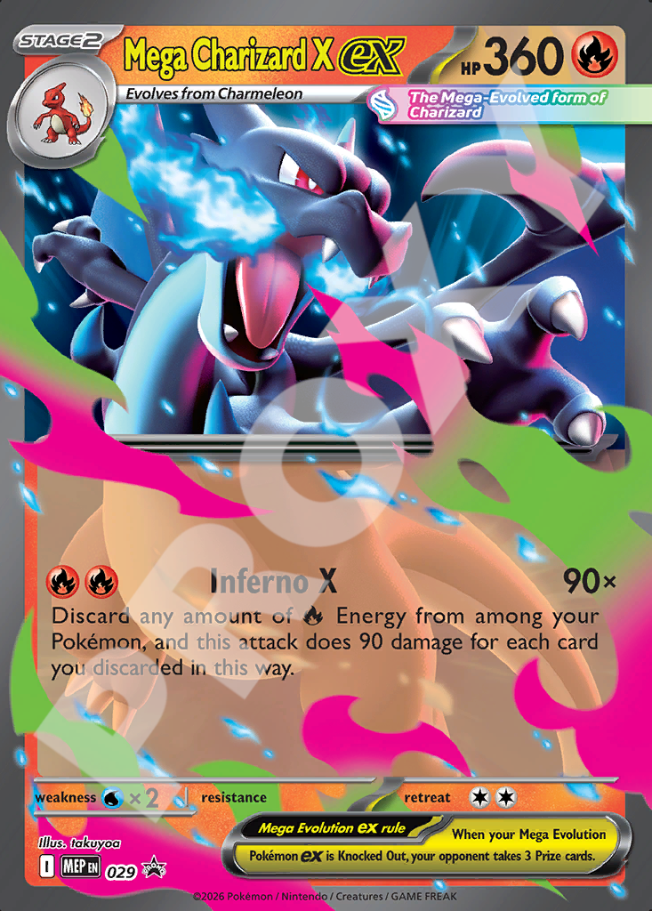 Mega Charizard X EX 029 – Promos | The Proxy Lab