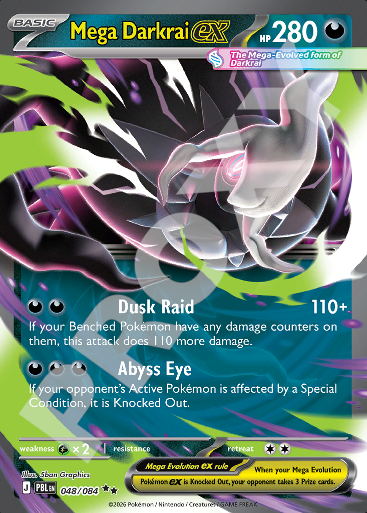 Mega Darkrai EX 048 – Pitch Black | The Proxy Lab