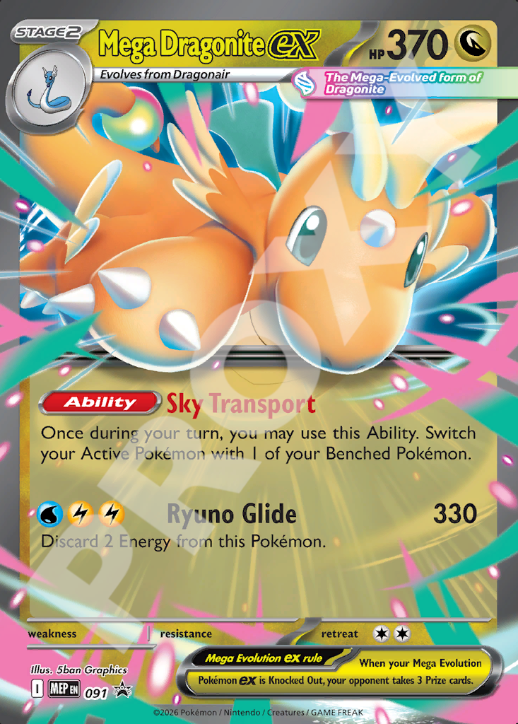 Mega Dragonite EX 091 – Promos | The Proxy Lab