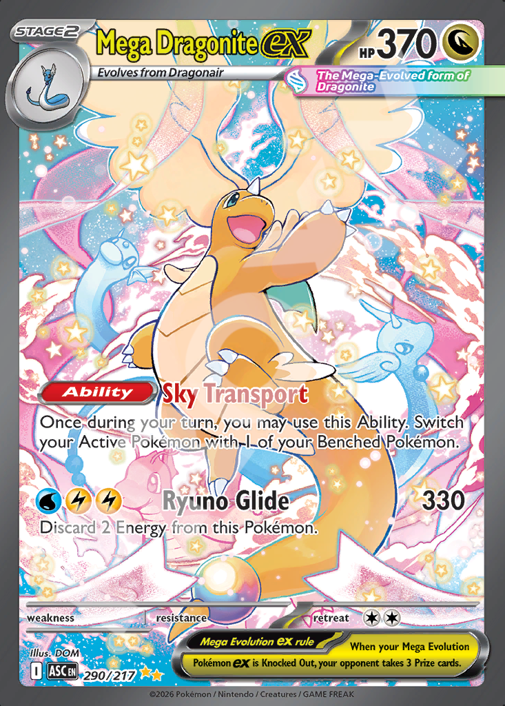 Mega Dragonite EX 290 – Ascended Heroes | The Proxy Lab