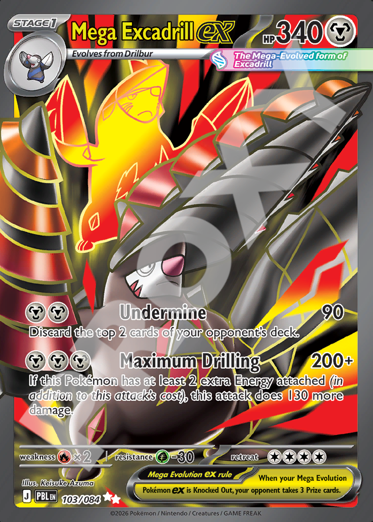 Mega Excadrill EX 103 – Pitch Black | The Proxy Lab