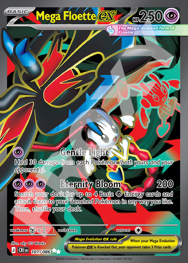 Mega Floette EX 101 – Chaos Rising | The Proxy Lab