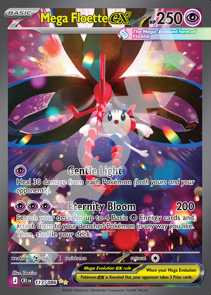 Mega Floette EX 117 – Chaos Rising | The Proxy Lab