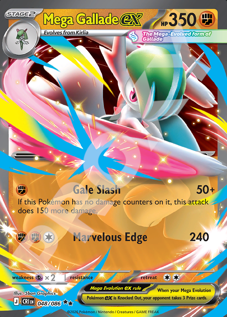 Mega Gallade EX 048 – Chaos Rising | The Proxy Lab