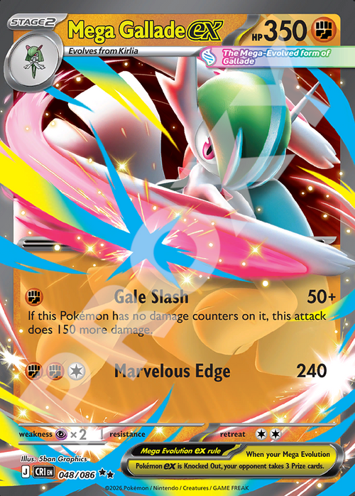 Mega Gallade EX 048 – Chaos Rising | The Proxy Lab