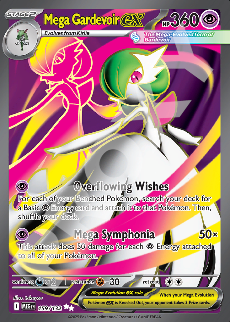 Mega Gardevoir EX 159 – Mega Evolution | The Proxy Lab