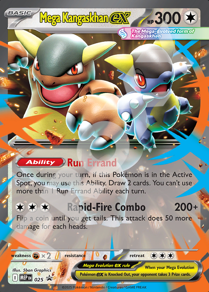 Mega Kangaskhan EX 025 – Promos | The Proxy Lab
