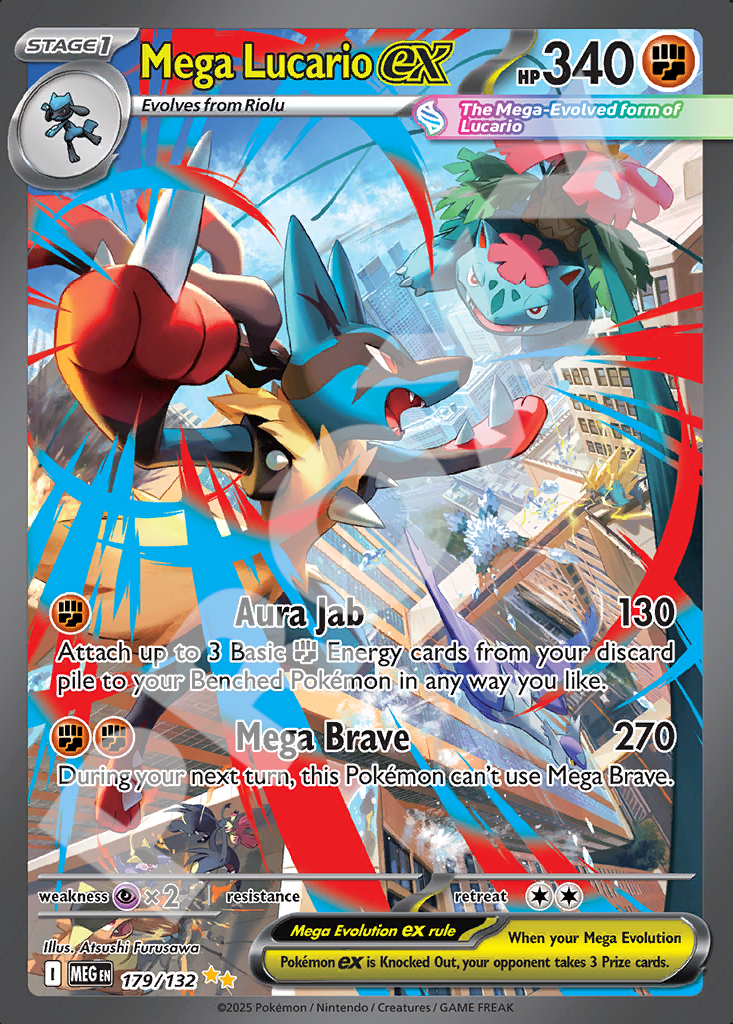 Mega Lucario EX 179 – Mega Evolution | The Proxy Lab