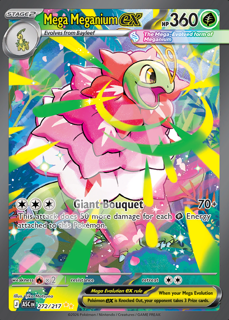 Mega Meganium EX 272 – Ascended Heroes | The Proxy Lab