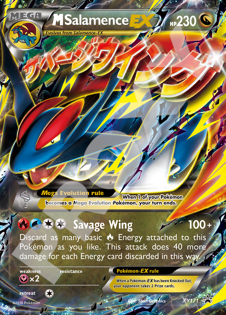 Mega Salamence EX XY171 – Promos | The Proxy Lab