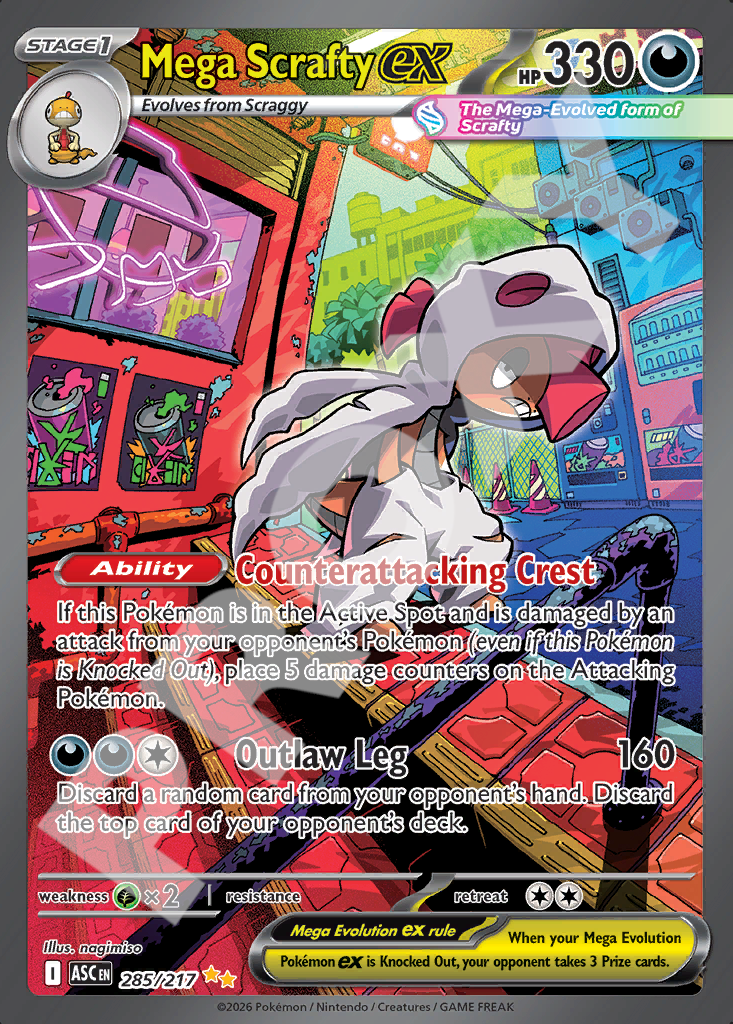 Mega Scrafty EX 285 – Ascended Heroes | The Proxy Lab