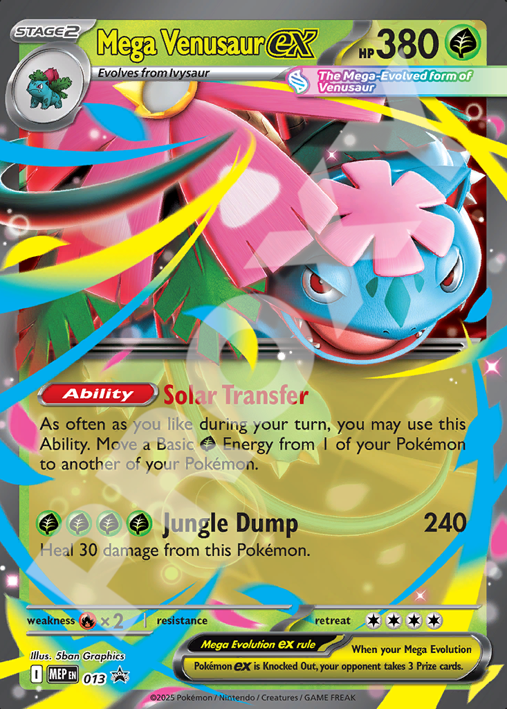 Mega Venusaur EX 013 – Promos | The Proxy Lab