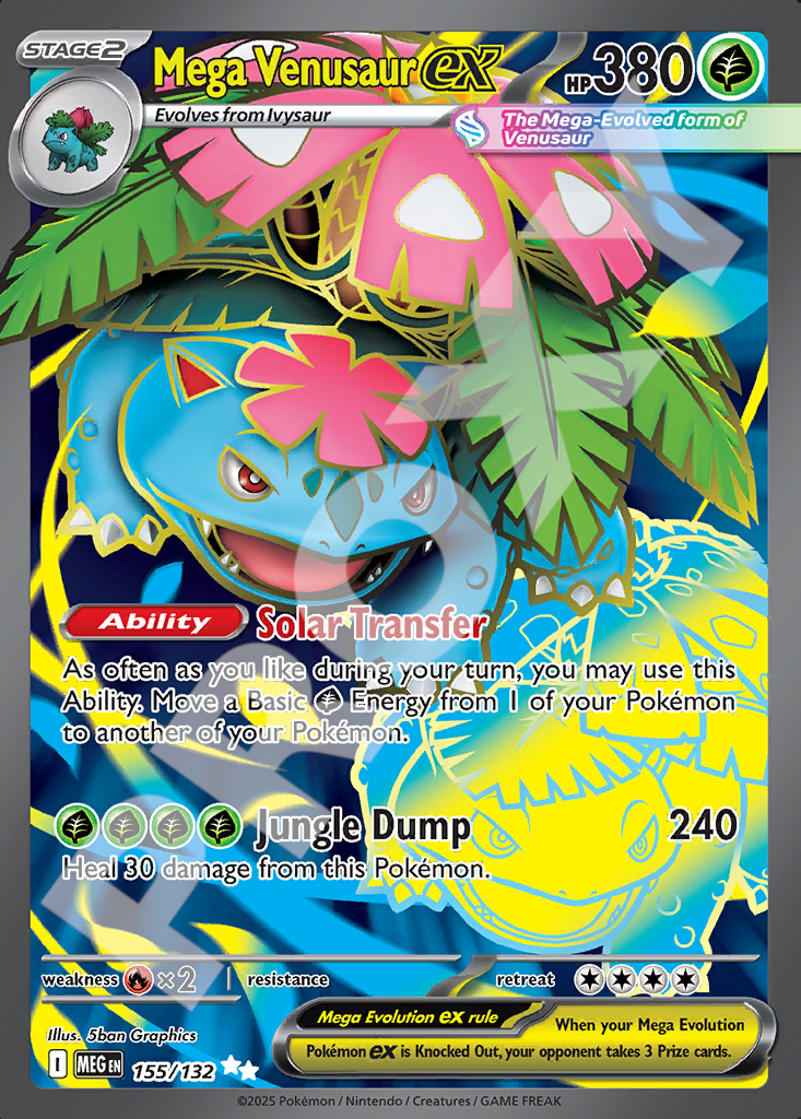 Mega Venusaur EX 155 – Mega Evolution | The Proxy Lab