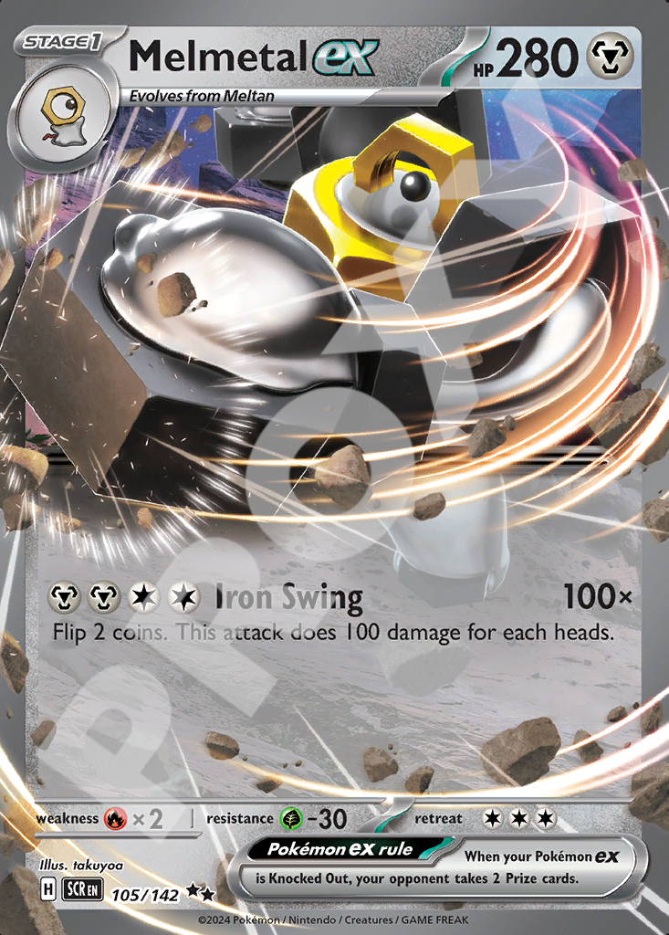 Melmetal EX 105 – Stellar Crown | The Proxy Lab